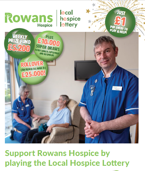 Rowans Hospice Charity Joins Forces With Local Hospice Lottery To Raise ...